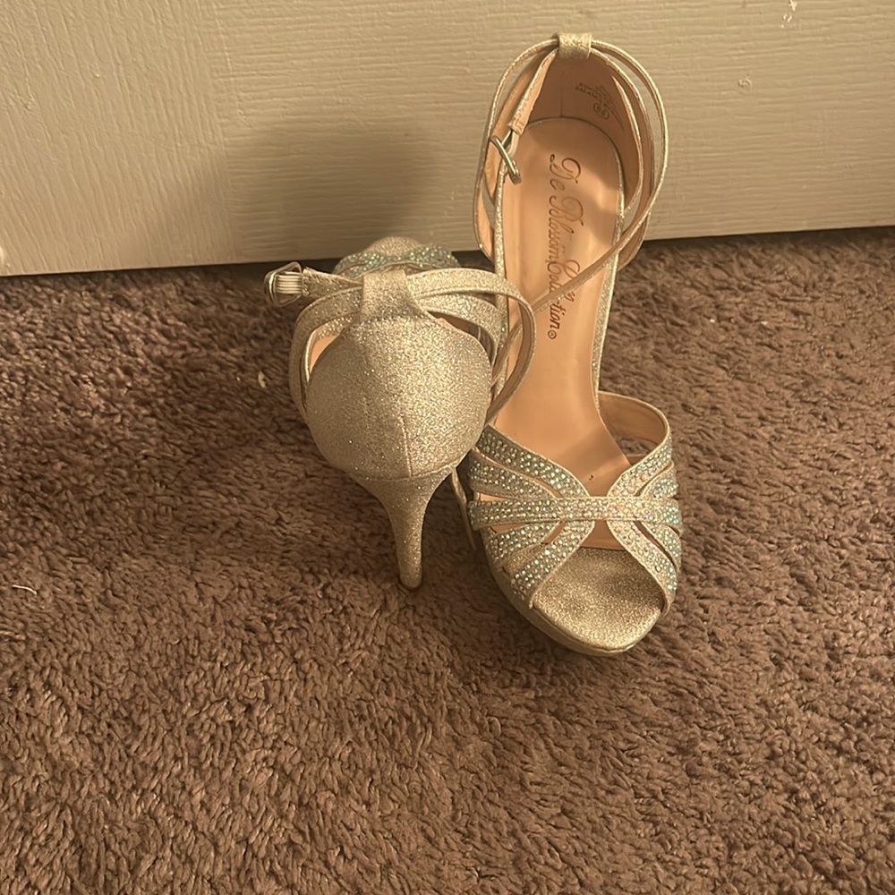 Glittery heels